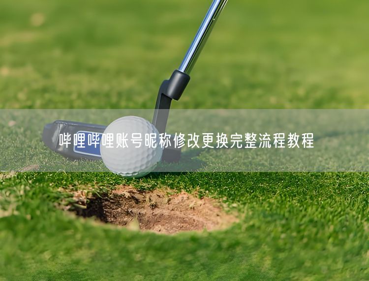 哔哩哔哩账号昵称修改更换完整流程教程
