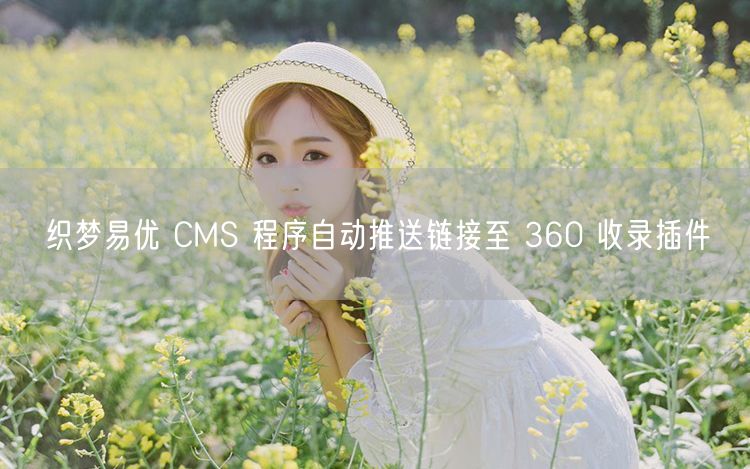 织梦易优 CMS 程序自动推送链接至 360 收录插件