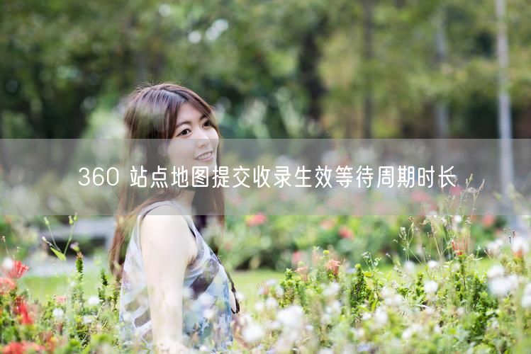 360 站点地图提交收录生效等待周期时长