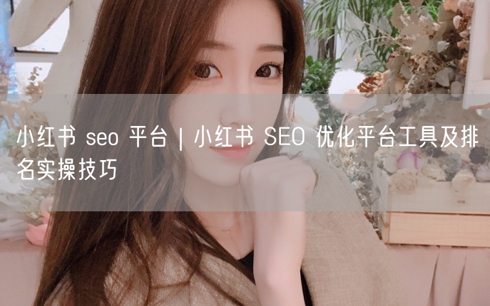 小红书 seo 平台｜小红书 SEO 优化平台工具及排名实操技巧