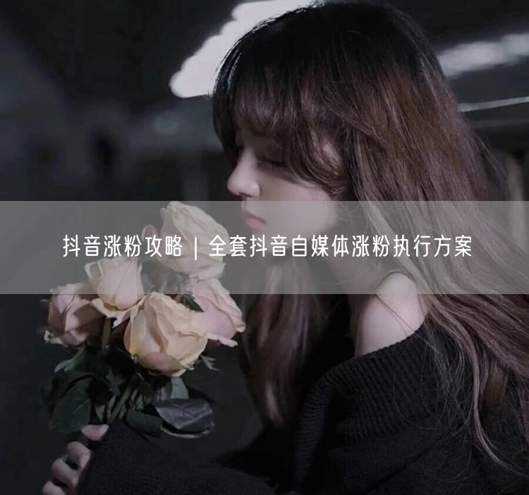 抖音涨粉攻略｜全套抖音自媒体涨粉执行方案