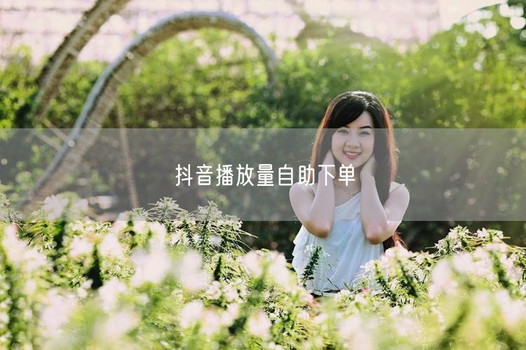 抖音播放量自助下单
