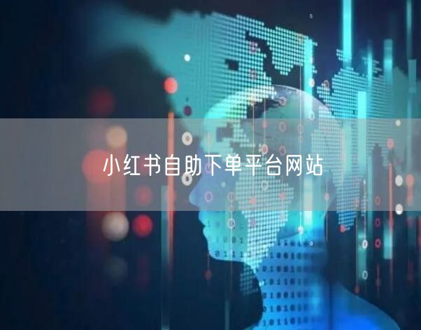 小红书自助下单平台网站
