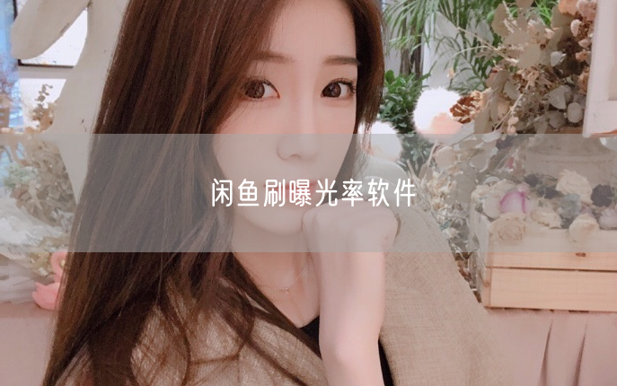 闲鱼刷曝光率软件