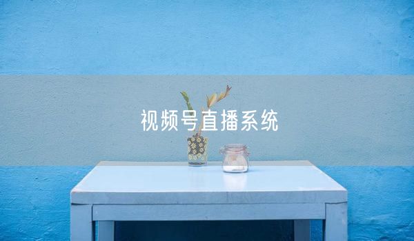 视频号直播系统