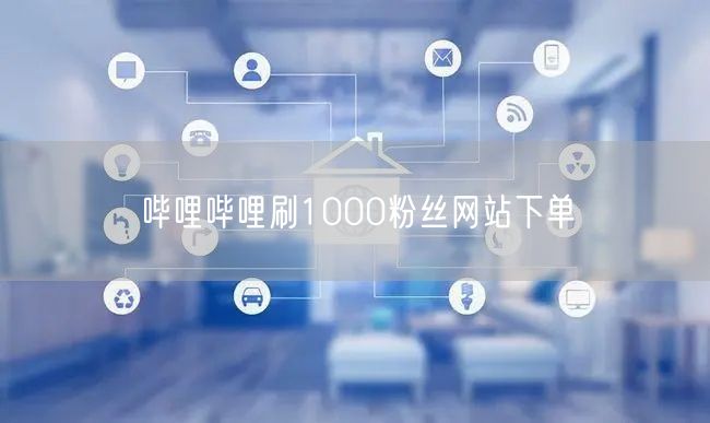 哔哩哔哩刷1000粉丝网站下单