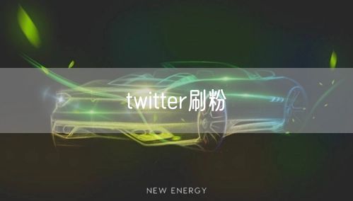 twitter刷粉