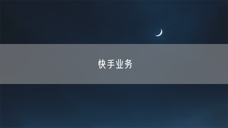 快手业务