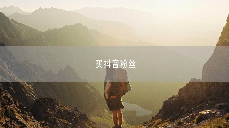 买抖音粉丝