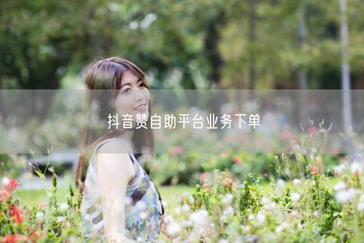 抖音赞自助平台业务下单