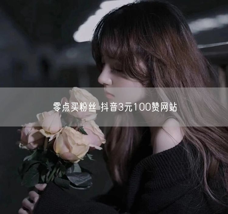零点买粉丝 抖音3元100赞网站