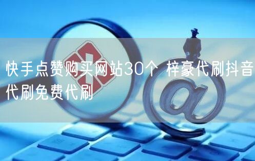 快手点赞购买网站30个 梓豪代刷抖音代刷免费代刷