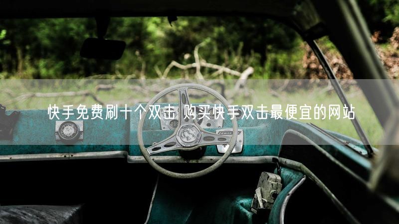 快手免费刷十个双击 购买快手双击最便宜的网站