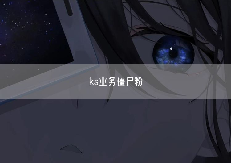 ks业务僵尸粉