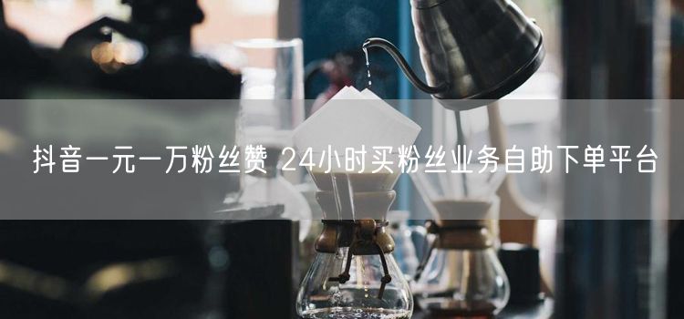 抖音一元一万粉丝赞 24小时买粉丝业务自助下单平台