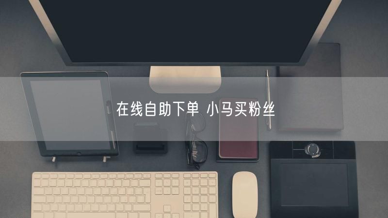 在线自助下单 小马买粉丝