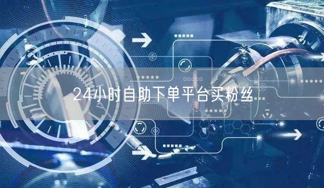 24小时自助下单平台买粉丝
