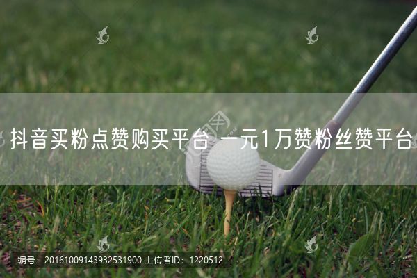 抖音买粉点赞购买平台 一元1万赞粉丝赞平台