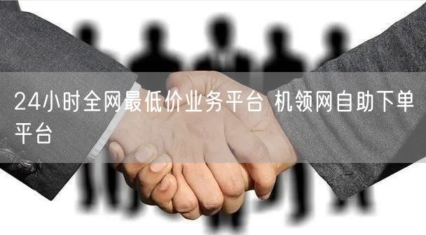 24小时全网最低价业务平台 机领网自助下单平台
