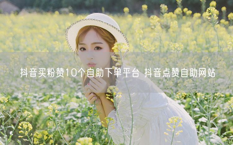 抖音买粉赞10个自助下单平台 抖音点赞自助网站