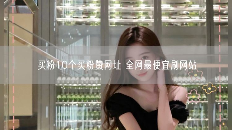 买粉10个买粉赞网址 全网最便宜刷网站